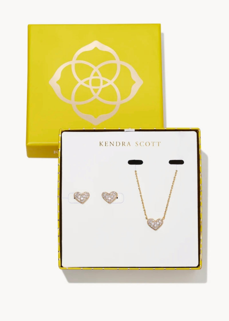 Kendra Scott Crystal Ari Gold Gift Set