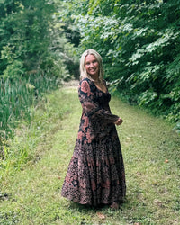 Bell Sleeve Maxi Dress