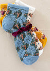 Natural Life Blossom Ankle Sock  Set