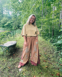 Bold Yet Balanced Boho Style Wide Leg Pant