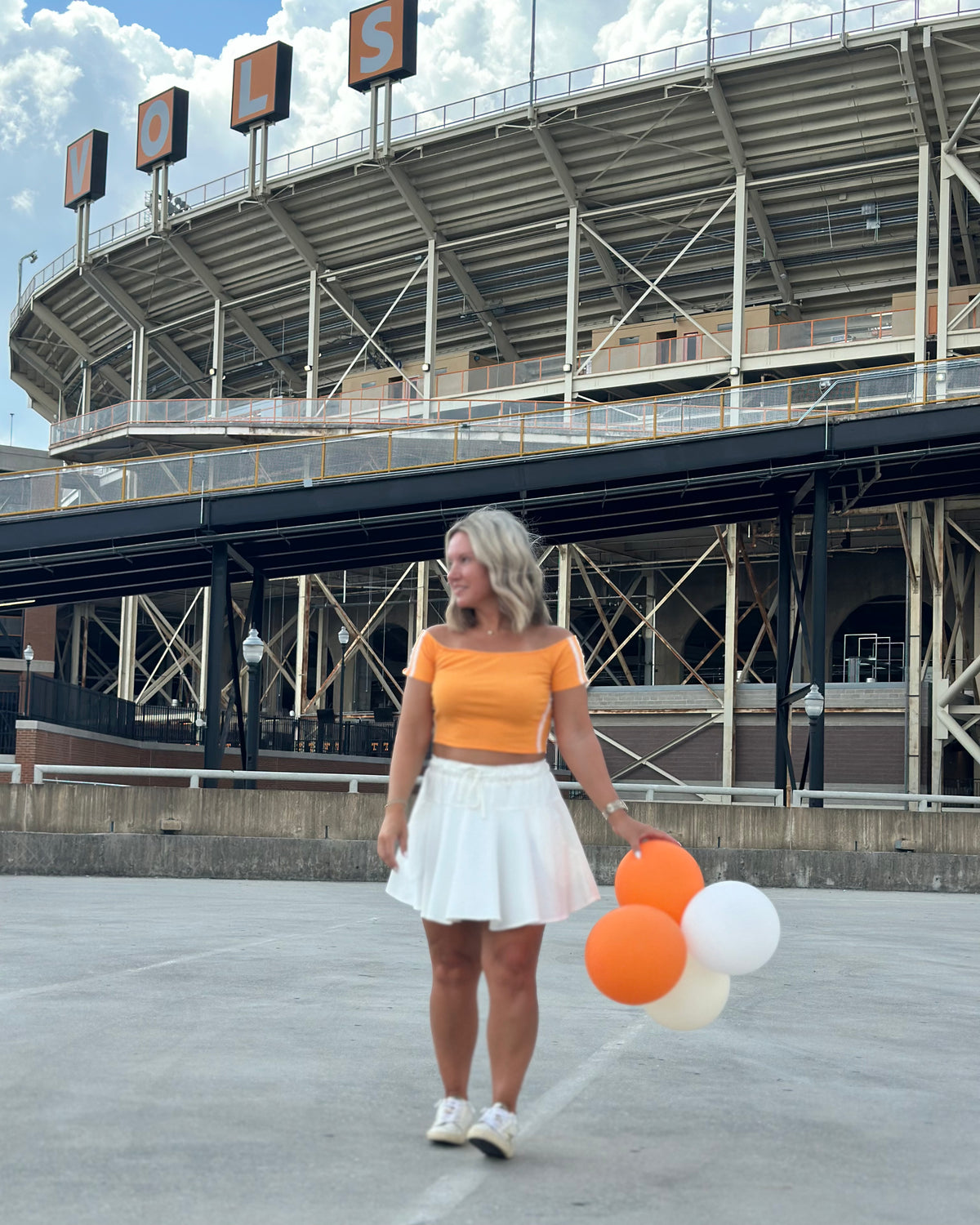 Laced in Orange Crop Top