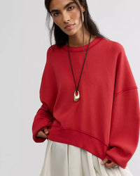 Free People Skyline Tee in Salsa