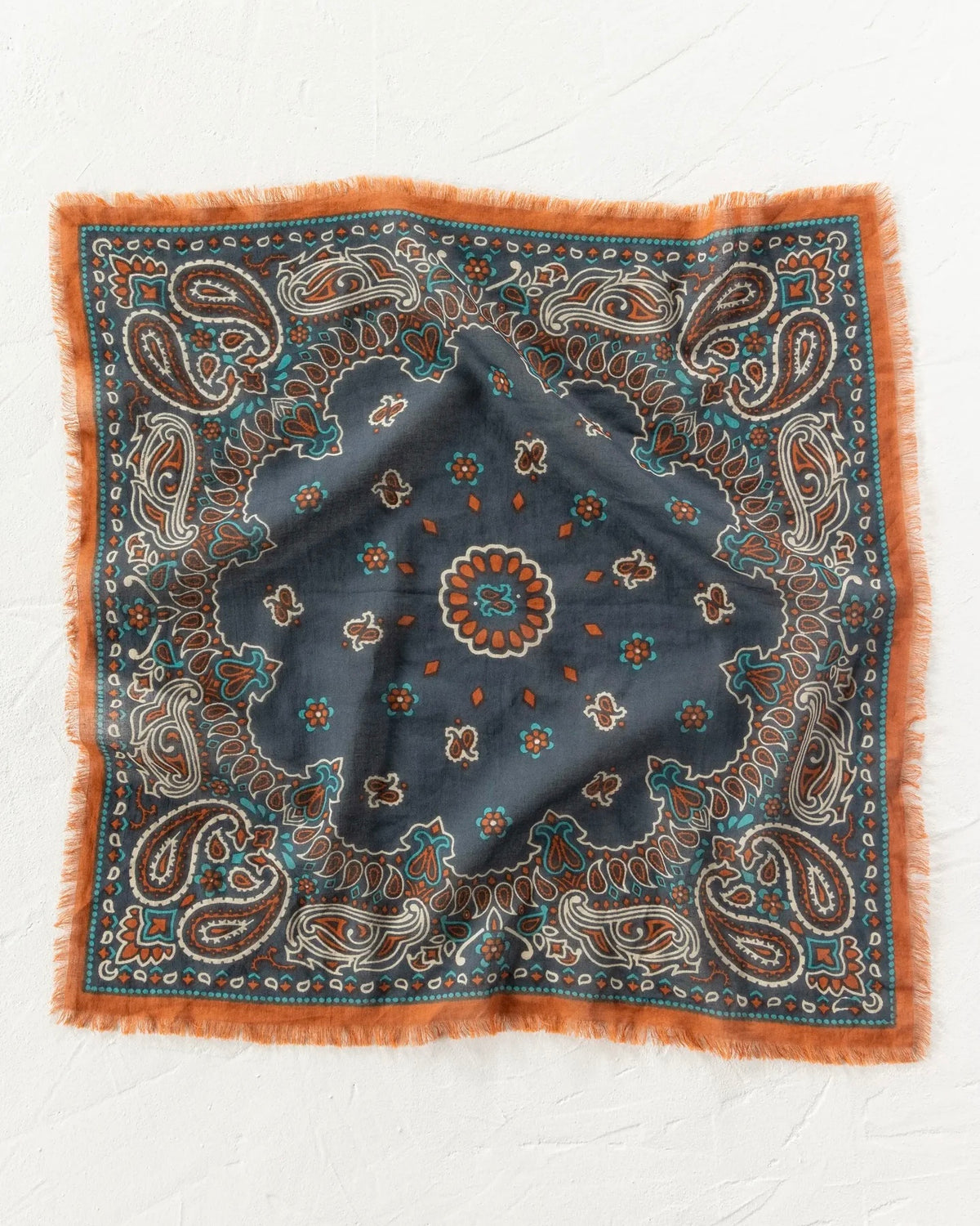 Natural Life Boho Bandana Scarf in Cross Stitch