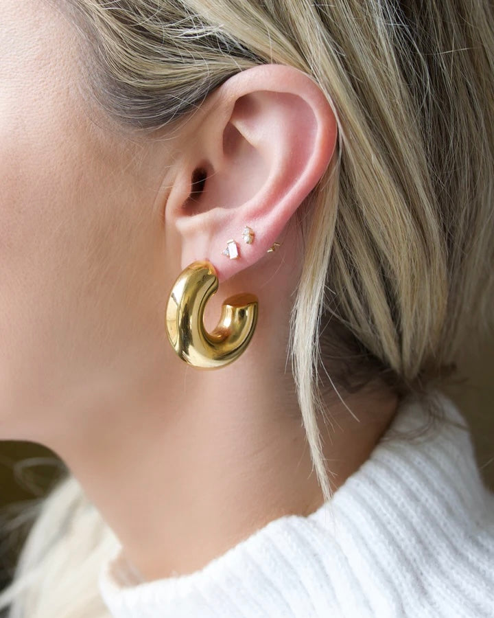 Farrah B Girl Boss Hoops