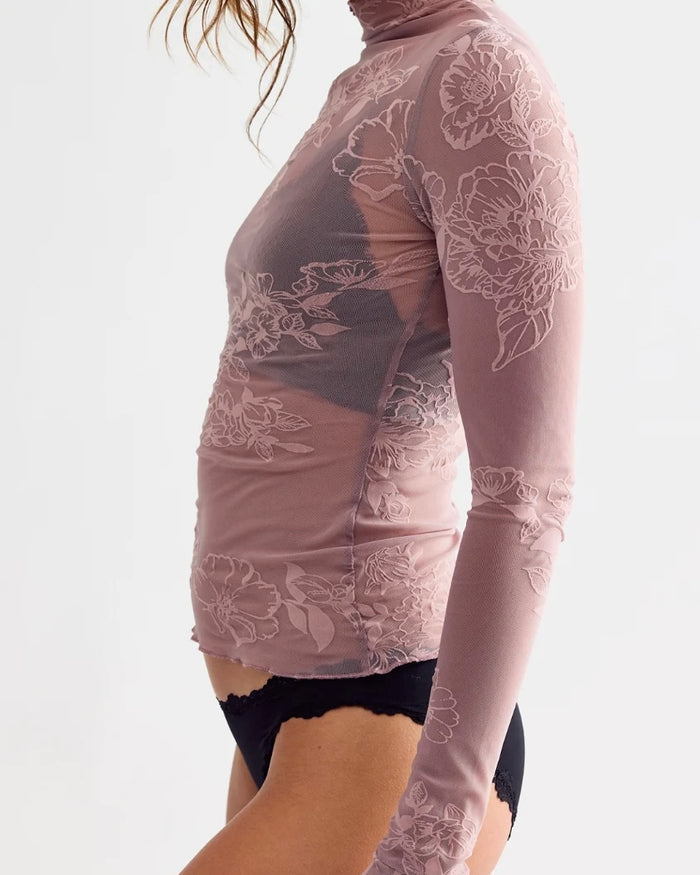 Free People You Decide Long Sleeve in Winter Tulip