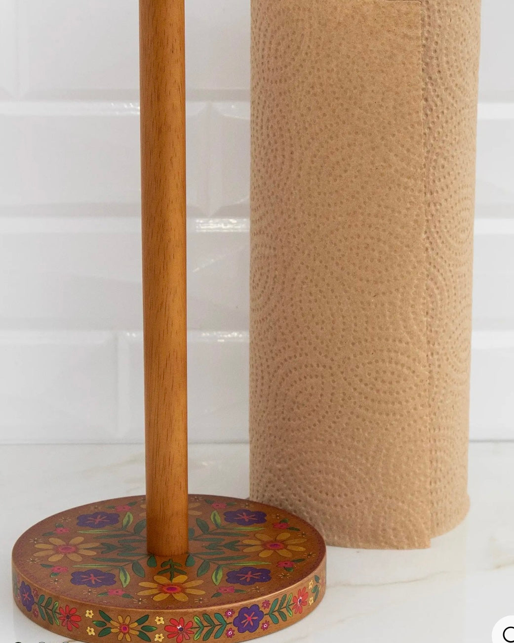 Natural Life Wooden Paper Towel Holder