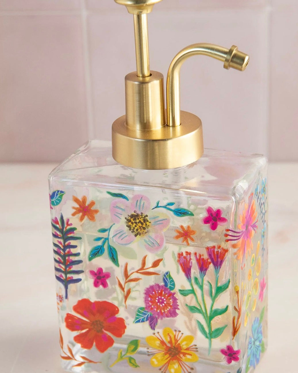 Natural Life Floral Soap Dispenser