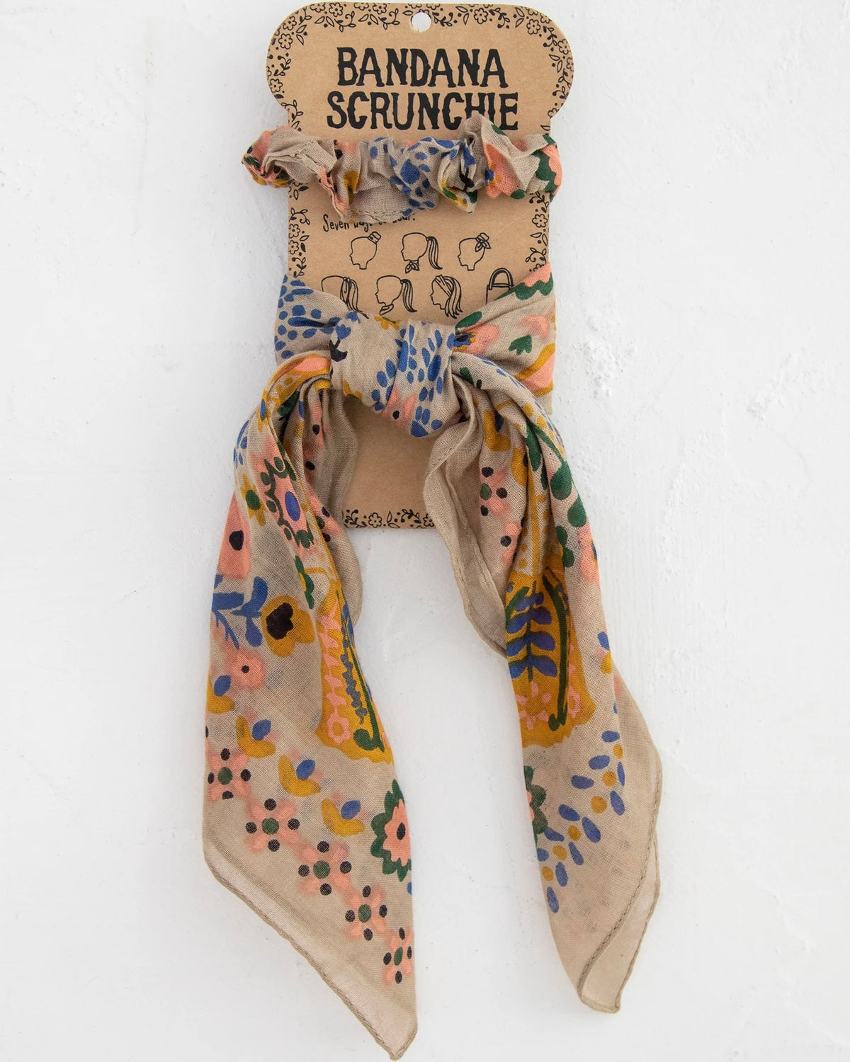 Natural Life Bandana Scrunchie Set