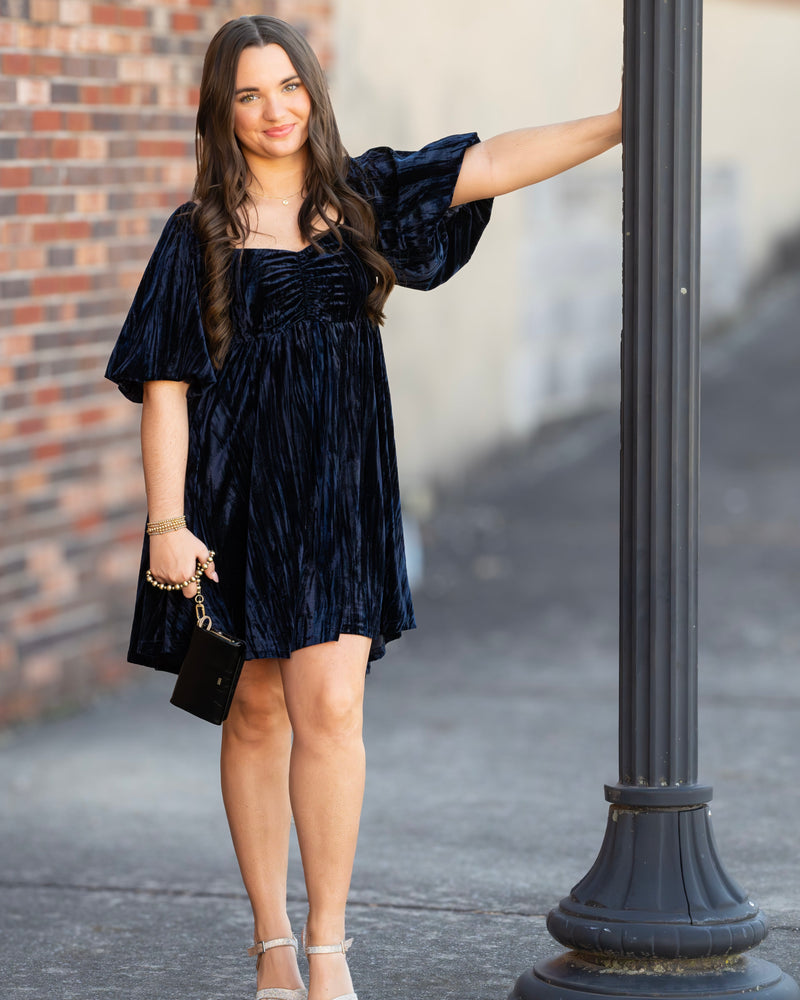 Velvet Bubble Dress