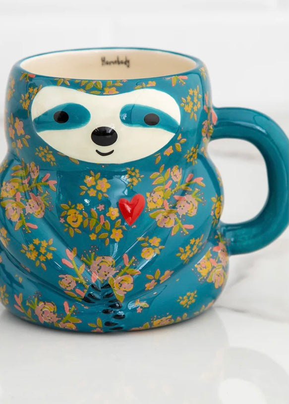 Natural Life Folk Art Coffee Mug - Hedgehog - Thumbnail 4