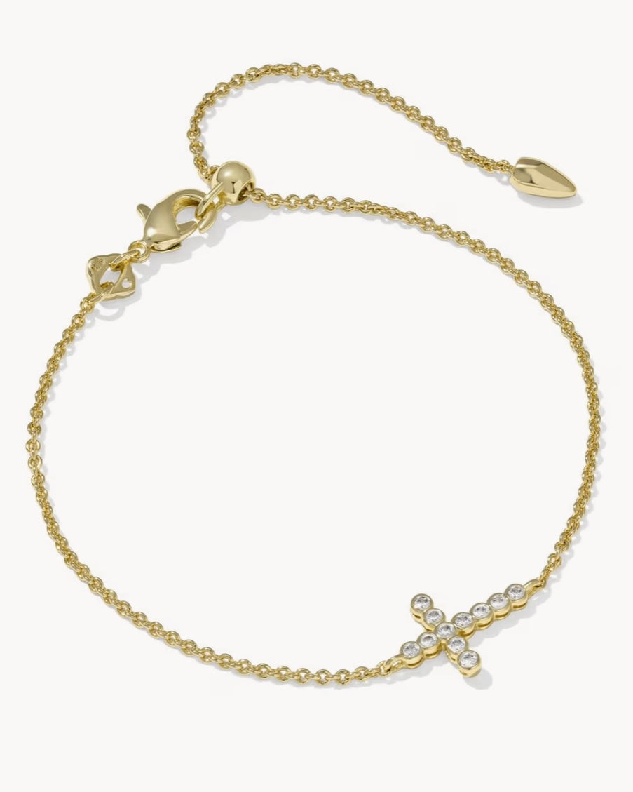 Kendra Scott Cross Crystal Bracelet