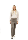 Jaquard Knit Flare Pants