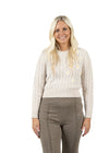 Sadie & Sage Lulu Embroidered Daisy Sweater