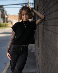 Free People Two Tone Lady Lux Layering Top