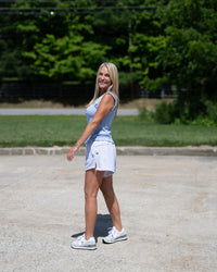 Free People Knockout Shorts in heather grey