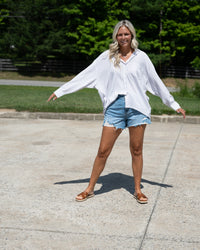 Straight Up Relaxed Button Down