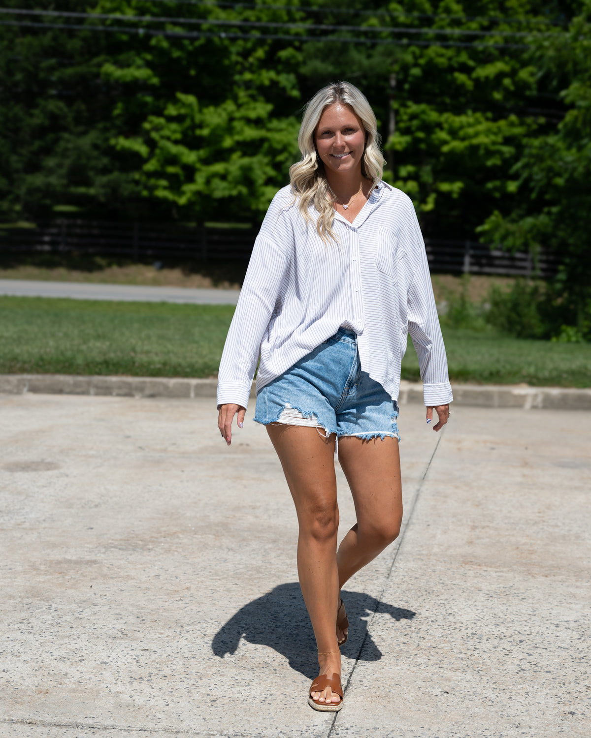 Straight Up Relaxed Button Down