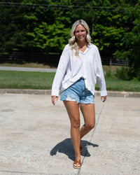 Straight Up Relaxed Button Down