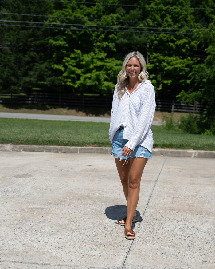 Straight Up Relaxed Button Down