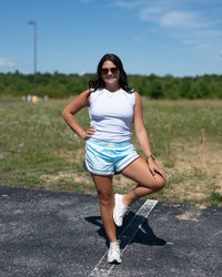 Free People Love My Twist Muscle Tank in Heather Grey