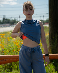 Free People Never Better Twist Crop in Burnin Up