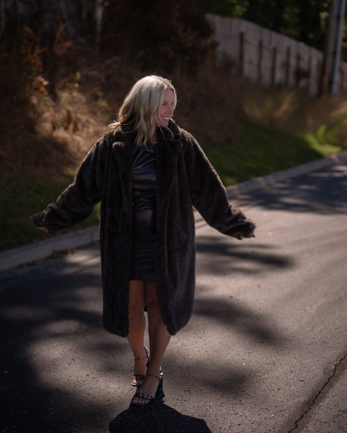 Sage the Label Shyloh Fur Coat