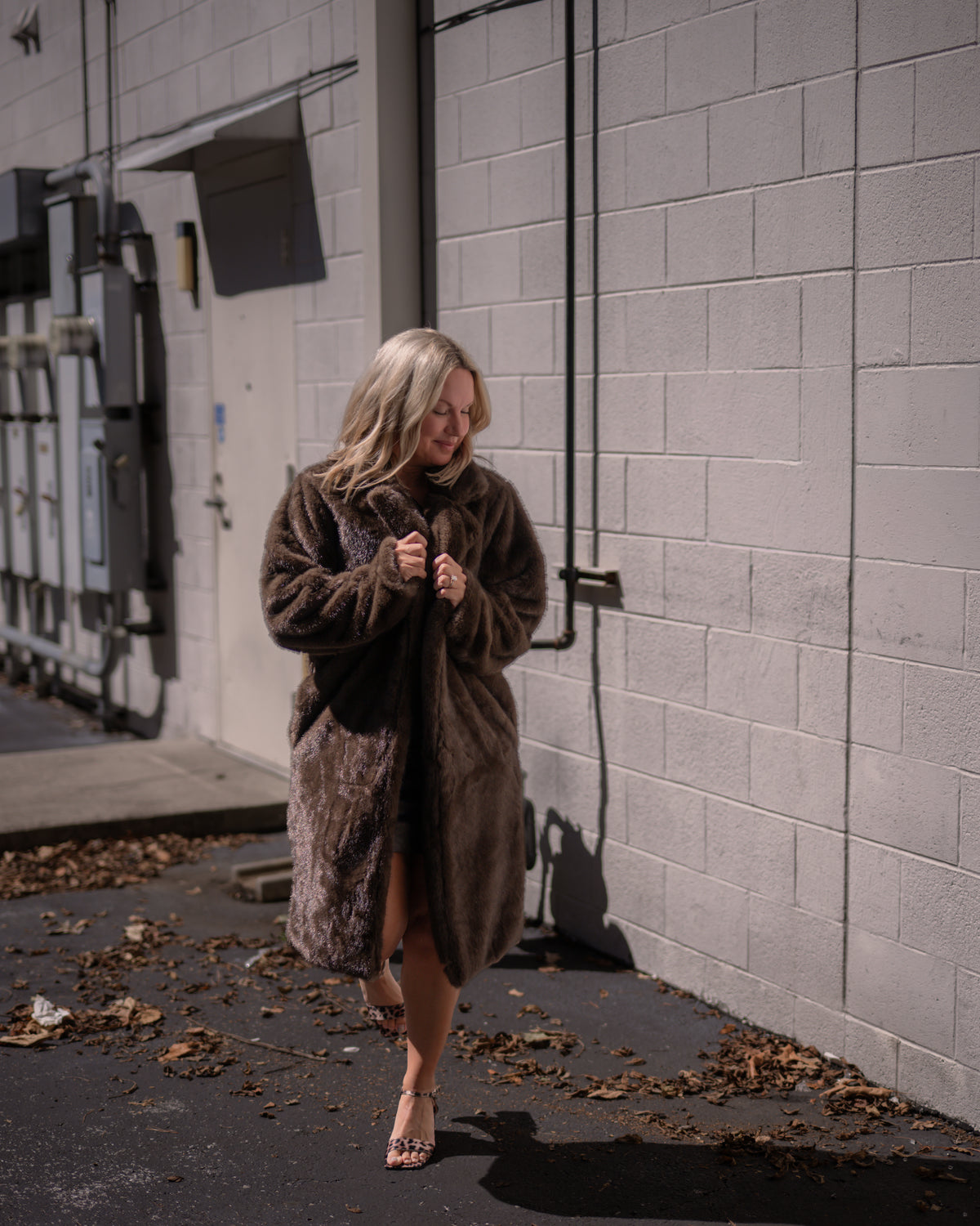 Sage the Label Shyloh Fur Coat