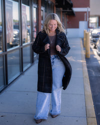 Sage the Label Marceau Houndstooth Coat