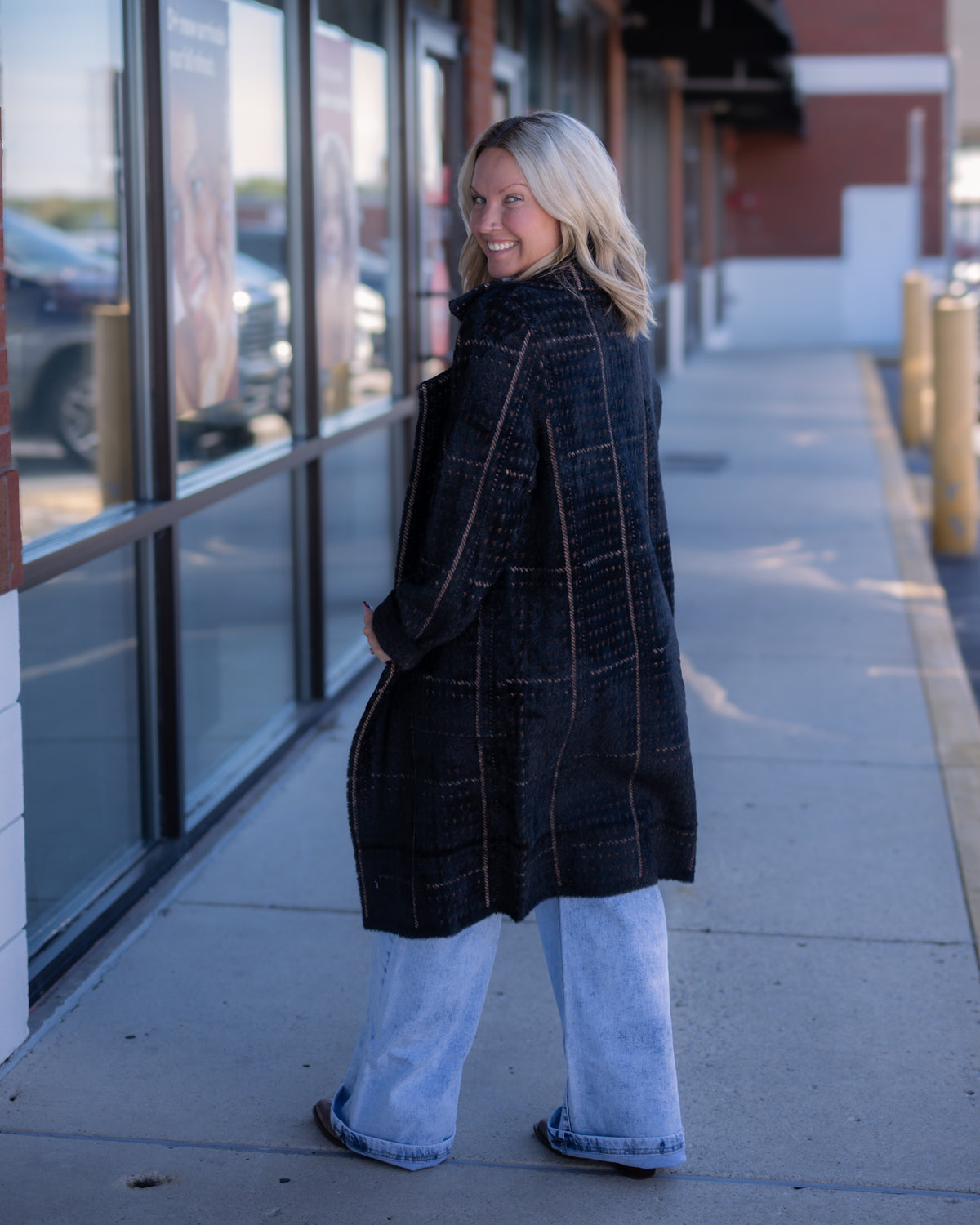 Sage the Label Marceau Houndstooth Coat