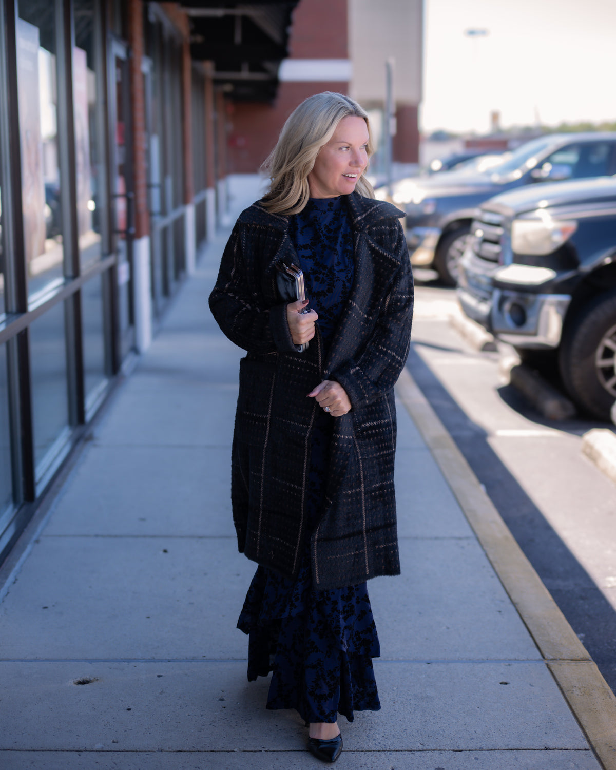 Sage the Label Marceau Houndstooth Coat