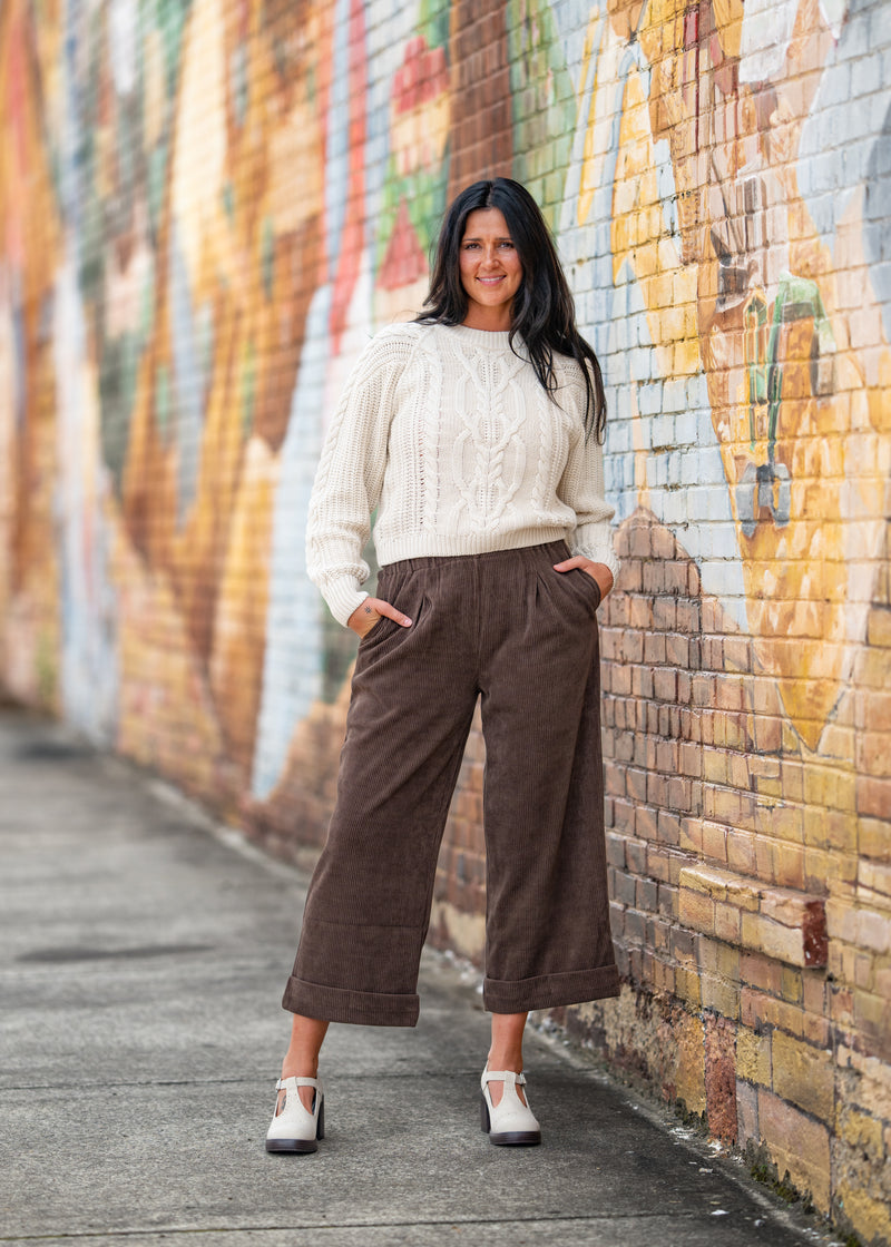 Really Retro Wide Leg Corduroy Pants