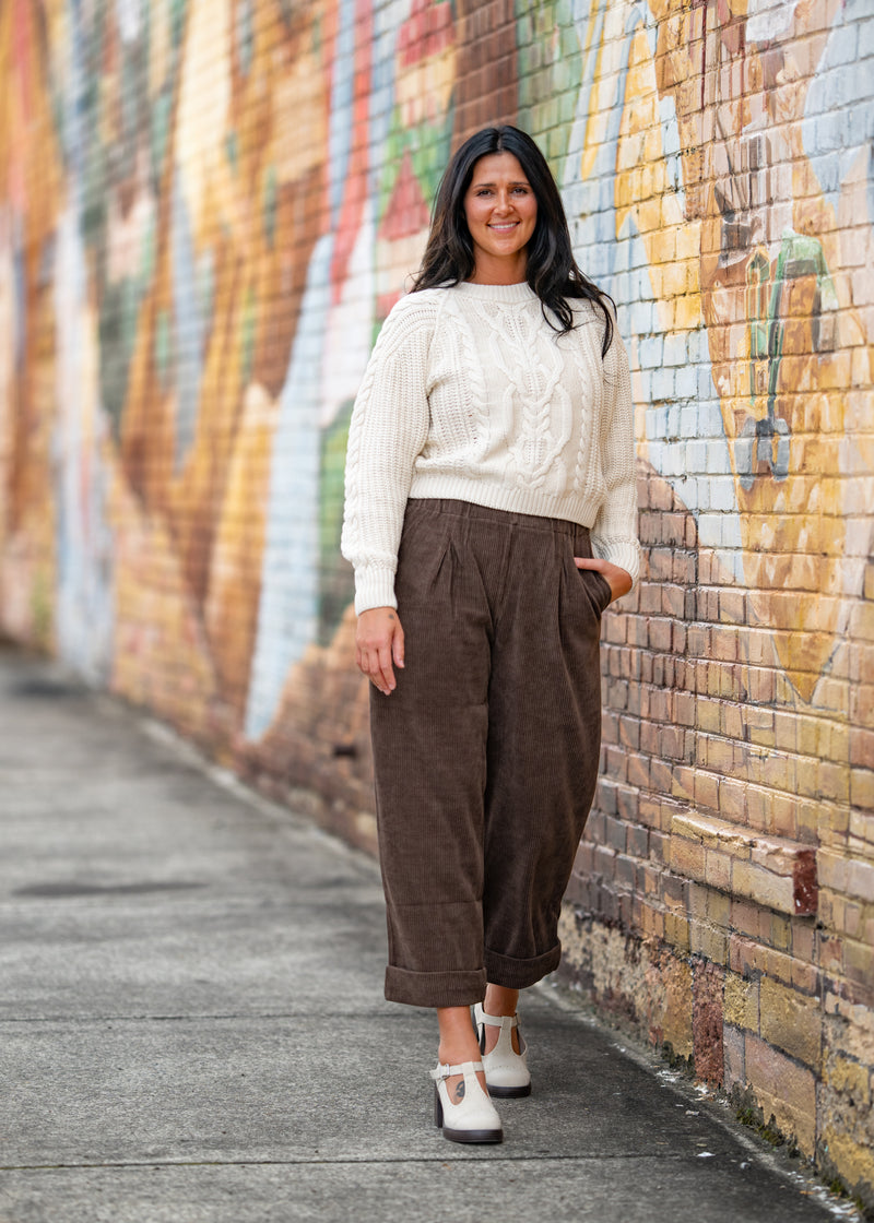 Really Retro Wide Leg Corduroy Pants