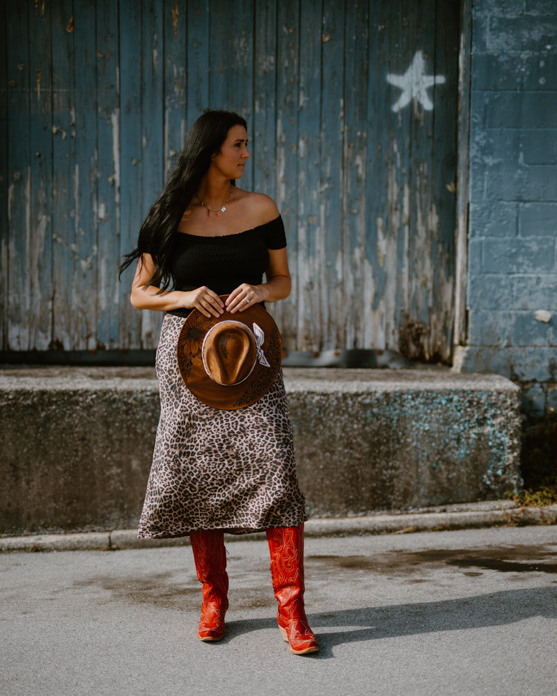 Z Supply Izabel Leopard Skirt