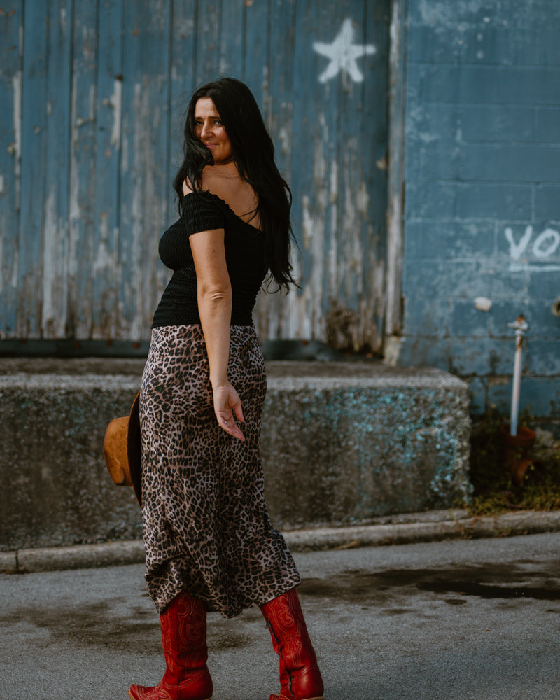 Z Supply Izabel Leopard Skirt