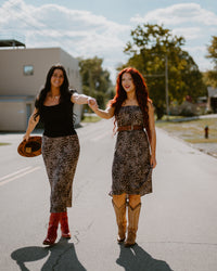 Z Supply Izabel Leopard Skirt