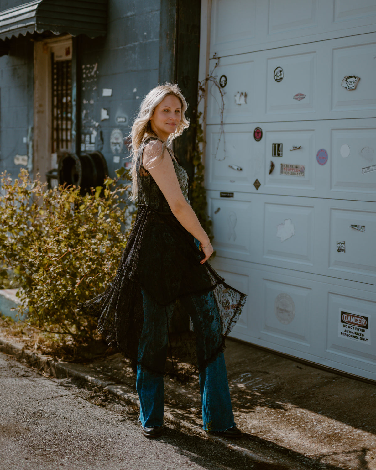 Take on the Night Lace Duster