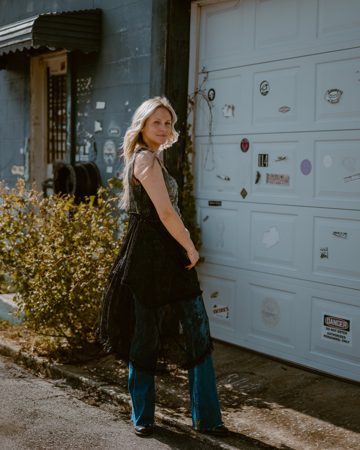 Take on the Night Lace Duster