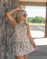 Wild at Heart Halter Dress