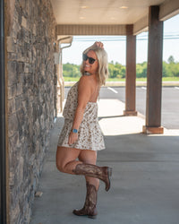 Wild at Heart Halter Dress