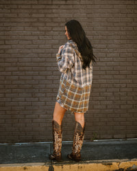 Rustic Rebel Hooded Plaid