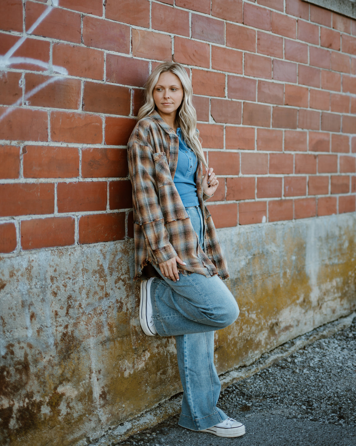 The Weathered Wanderer Plaid Shirt
