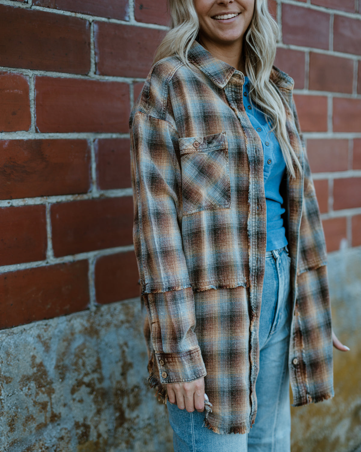The Weathered Wanderer Plaid Shirt