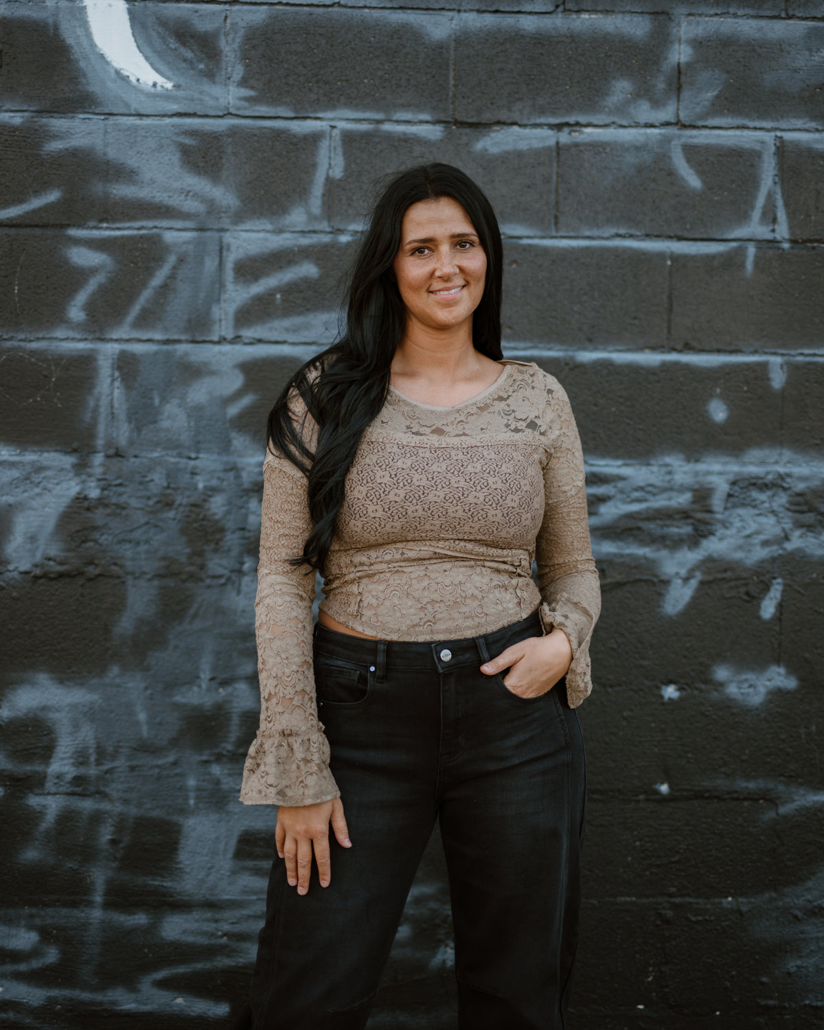 Free People Lace Layering Top