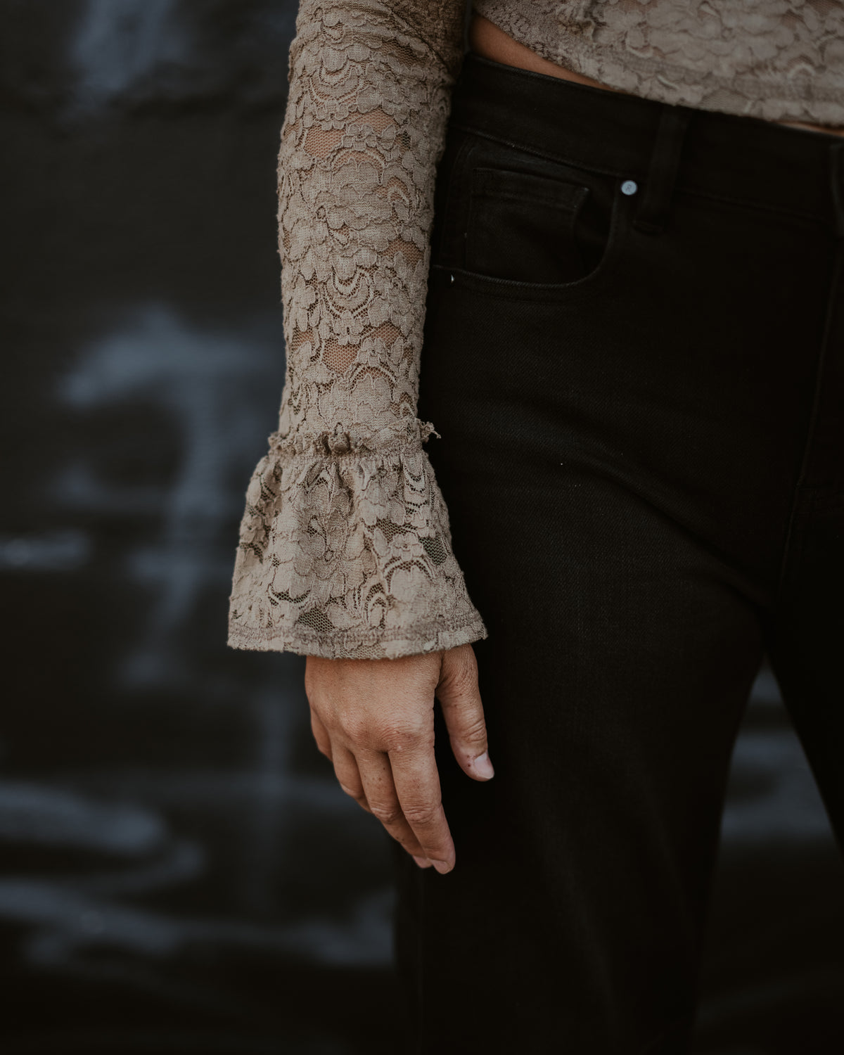 Free People Lace Layering Top