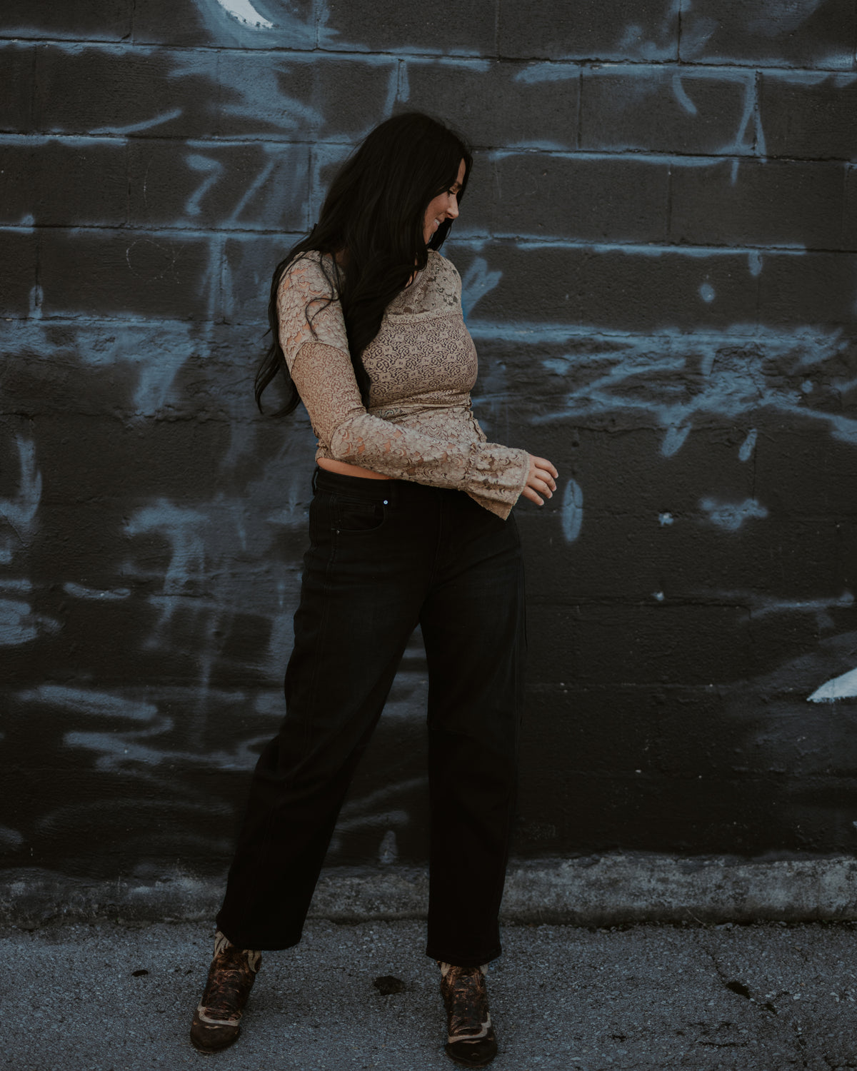 Free People Lace Layering Top