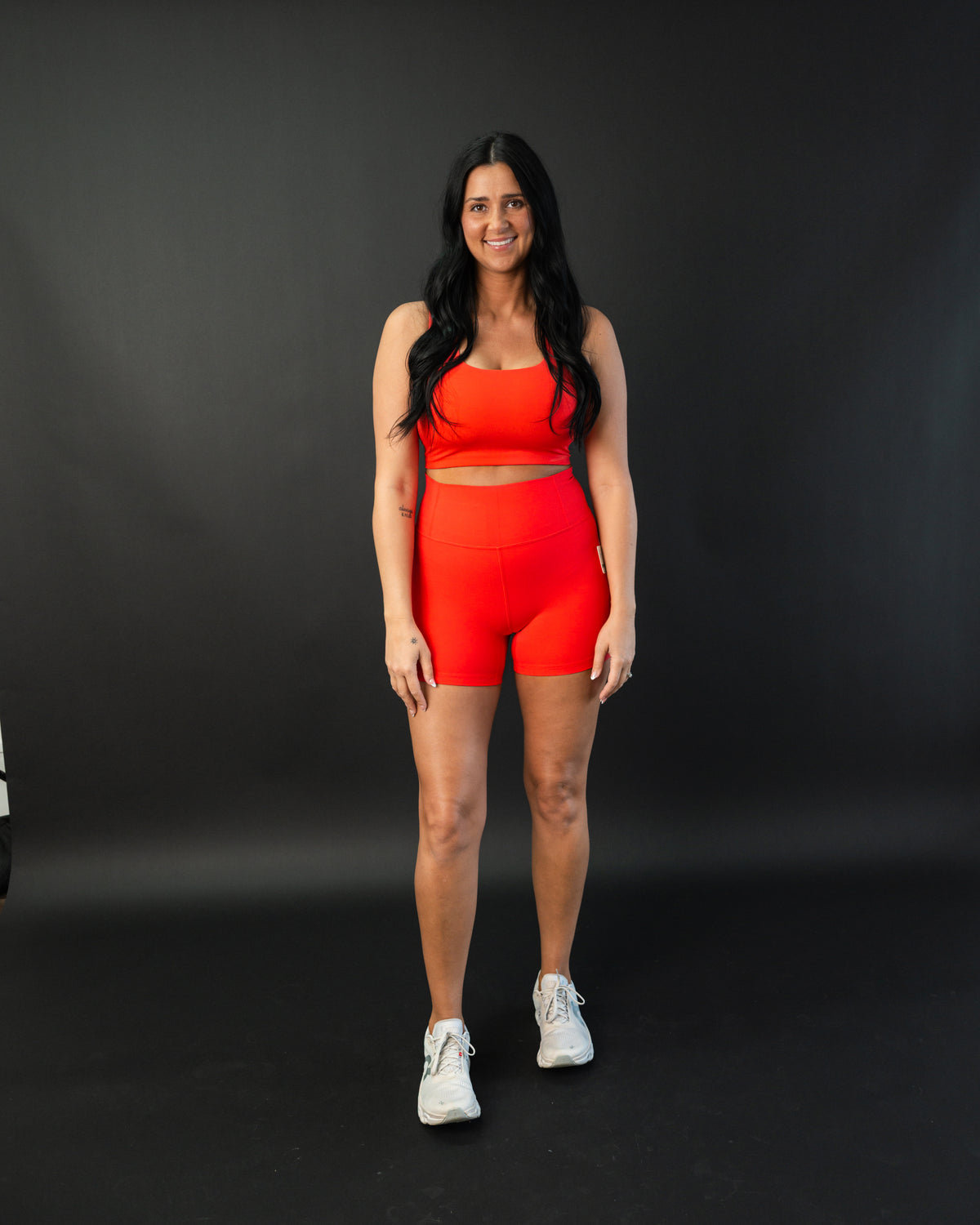 Free People Never Better Bike Shorts Grapefruit