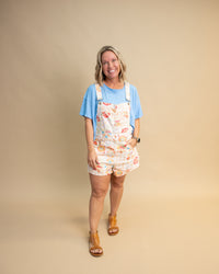 Free People Elsie Swing Tee Blissful Blue