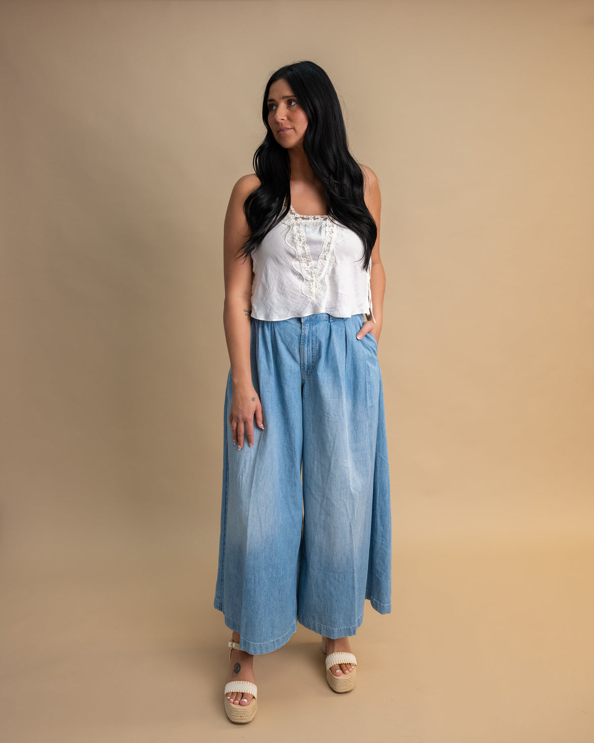 Free People Someone Like You Cami Ivory