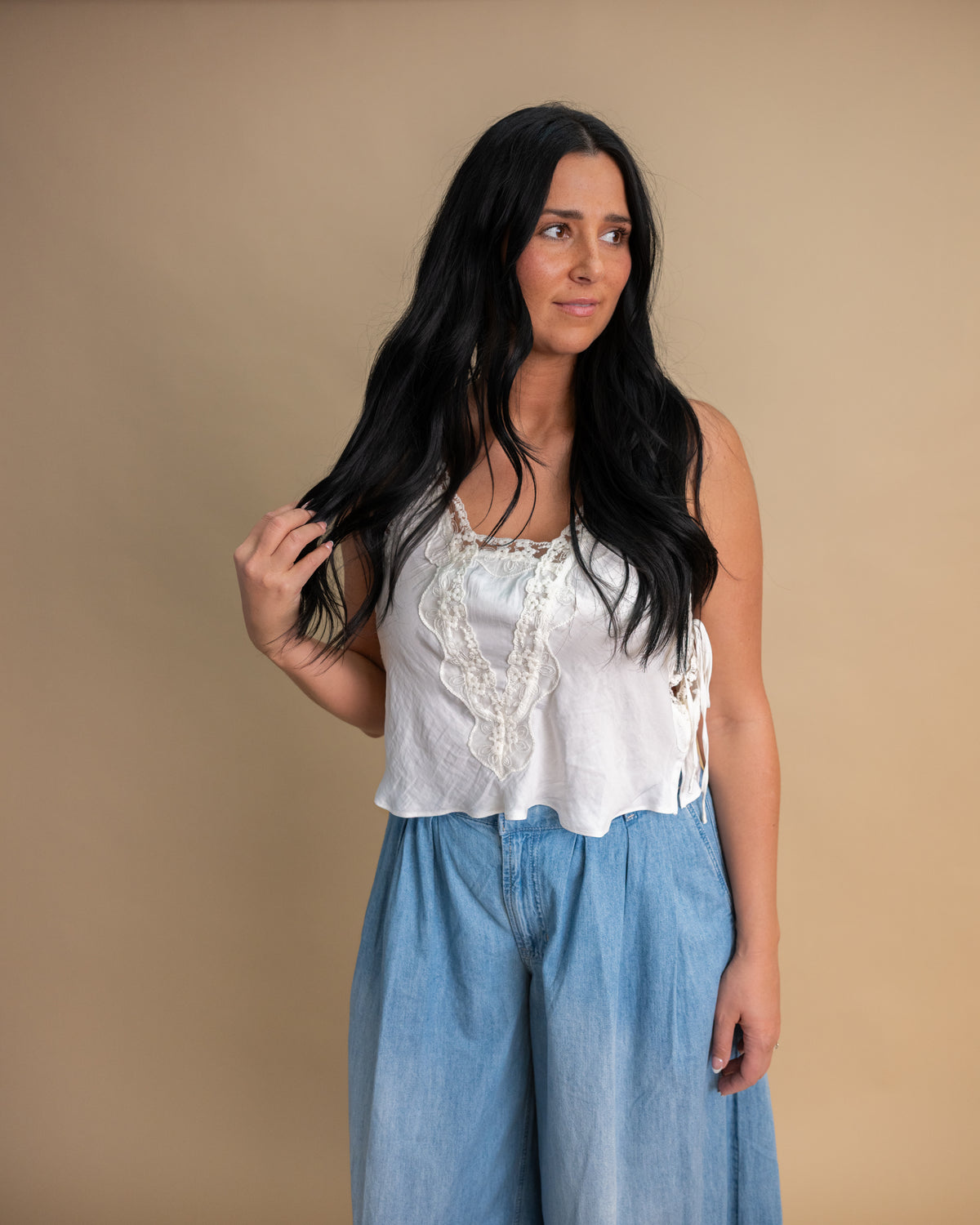 Free People Someone Like You Cami Ivory