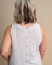 Sadie & Sage Garden Sun Button Tank